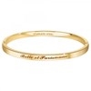 Belle et Parisienne - Bracelet SC Crystal en Acier Finement doré - vue V1