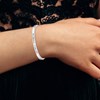 Mes copines d'abord - Bracelet SC Crystal en Acier Rhodié argenté - vue V2