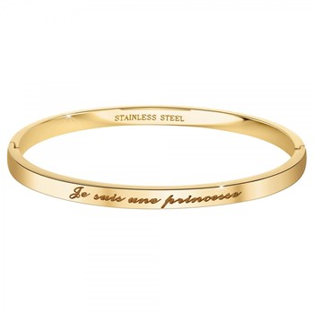 Je suis une princesse - SC Crystal armband in fijn verguld staal