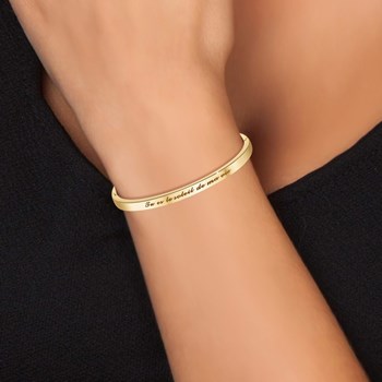Jij bent het zonnetje in mijn leven - SC Crystal armband in fijn verguld staal