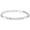 La vie est très belle - Bracelet SC Crystal en Acier Rhodié argenté - vue V1