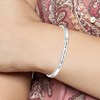 La vie est très belle - Bracelet SC Crystal en Acier Rhodié argenté - vue V2