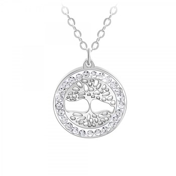 Collier multi rangs et arbre de vie SC Crystal