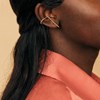 Bague d'oreille ligne de perles à l'unité en argent - vue V2