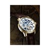Montre homme automatique squelette Earnshaw - Bracelet cuir - Multifonctions - Longitude - vue V2