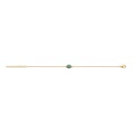 Bracelet Brillaxis aventurine verte
18 cm