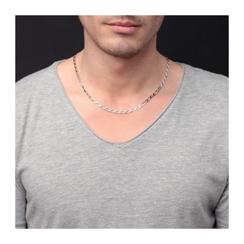 Collier / Chaîne Argent 925 - Maille Cheval - Homme 60 cm