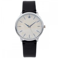 Montre Homme M. JOHN bracelet Cuir Noir