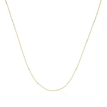 Féru d'Amour' yellow gold and zirconium oxide heart pendant + free silver-gold chain