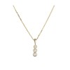 Pendentif 'Enclin Noble' Or jaune et Diamant - vue V1