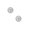 Boucles d'oreilles 'Petits Ronds' Or blanc - vue V4