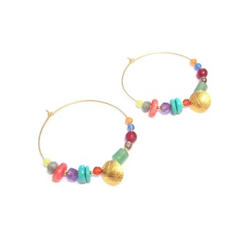 Créoles Salvador Argent 925 Doré