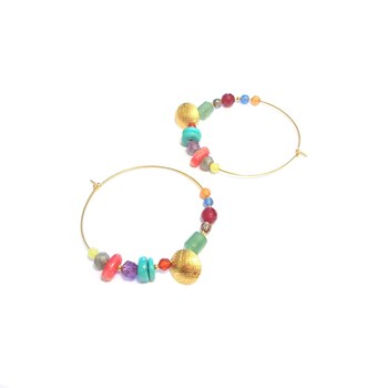 Créoles Salvador Argent 925 Doré