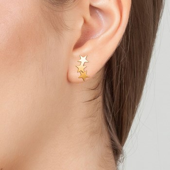 Boucles d'oreilles étoiles par SC Bohème