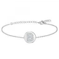 Bracelet alphabet lettre B SC Crystal