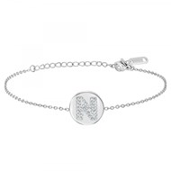 Bracelet alphabet lettre N SC Crystal