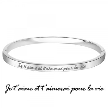 Ik hou van je en zal levenslang van je houden - SC Kristal Armband