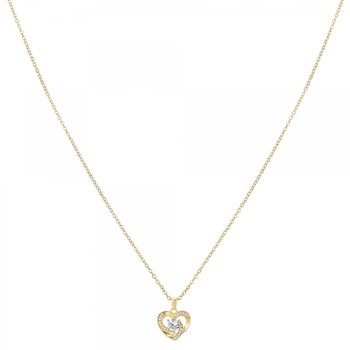 Collier coeur SC Crystal orné de Zirconium