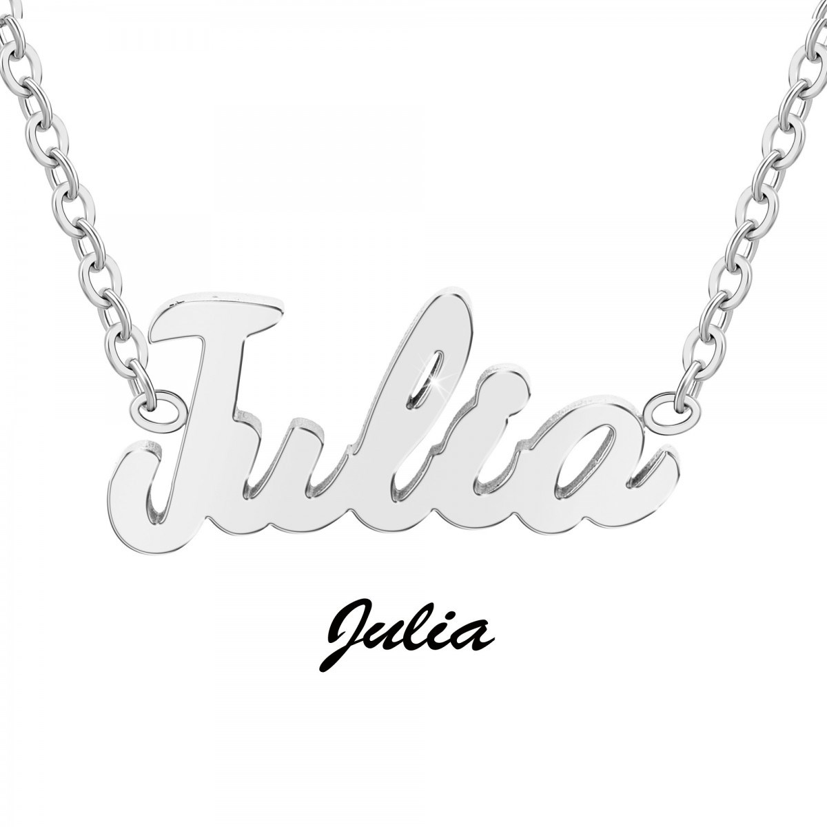 Julia - Collier prénom - vue 3