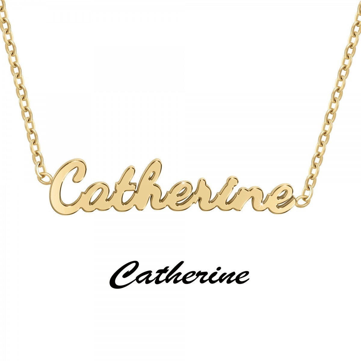 Catherine - Collier prénom - vue 3