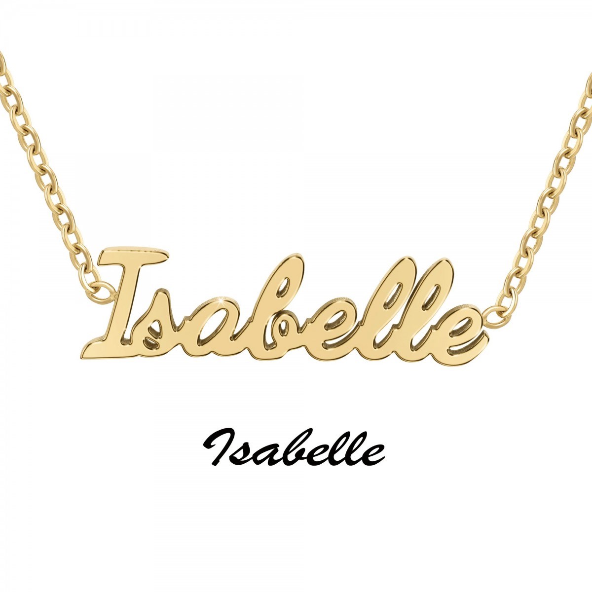 Isabelle - Collier prénom - vue 3