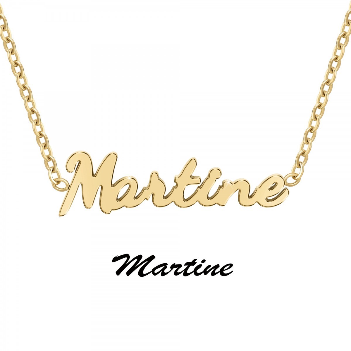 Martine - Collier prénom - vue 3