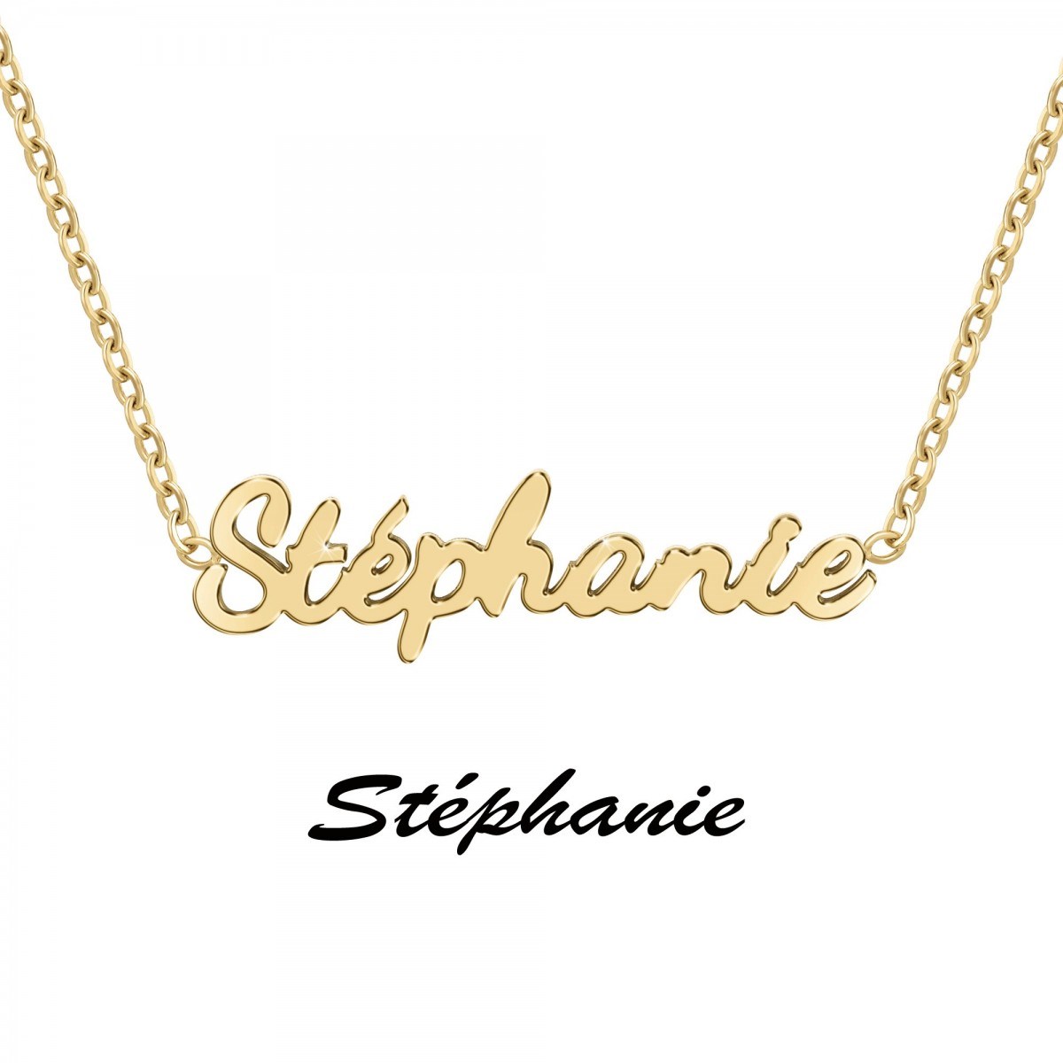Stéphanie - Collier prénom - vue 3