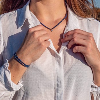 Bracelet Lumia en pierres naturelles Lapis-Lazuli