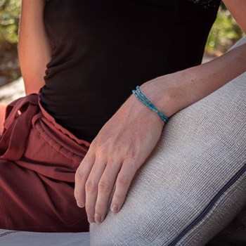 Lumia armband in natuurlijke Apatiet stenen