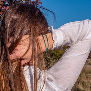 Lumia armband in natuurlijke Apatiet stenen