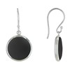 Boucles d'Oreilles Argent 925 Disques Nacre - vue V1