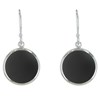 Boucles d'Oreilles Argent 925 Disques Nacre - vue V2