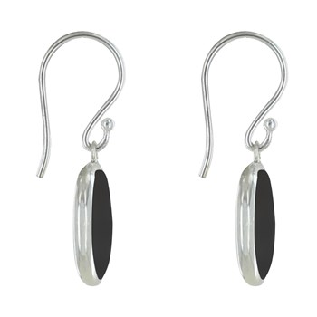 925 Silver Earrings Mother-of-Pearl Discs