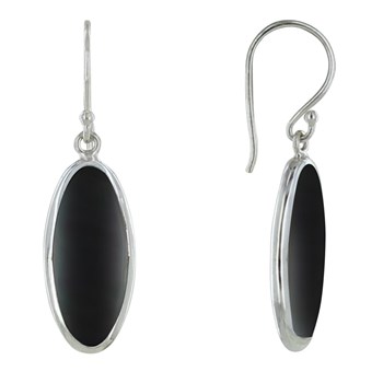 Boucles d'Oreilles Argent 925 Amande Nacre