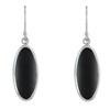 Boucles d'Oreilles Argent 925 Amande Nacre - vue V2