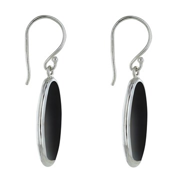 Boucles d'Oreilles Argent 925 Amande Nacre