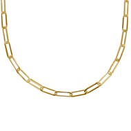 Collier Plaqué Or Mailles Cheval