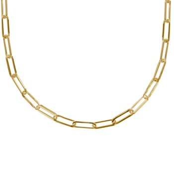 Collier Plaqué Or Mailles Cheval