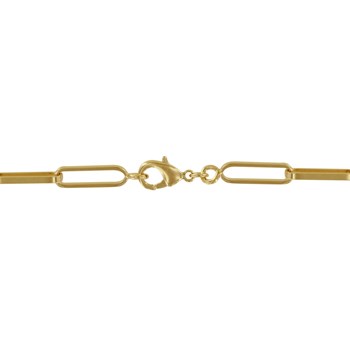 Collier Plaqué Or Mailles Cheval