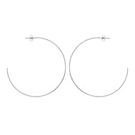 Boucles d'oreilles créoles acier 60MM