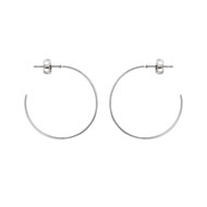 Boucles d'oreilles créoles acier 30MM