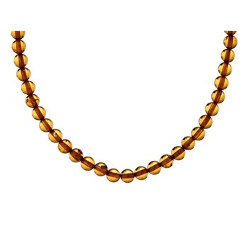 Collier Boule 5mm Ambre de la mer Baltique