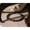 Bracelet Perles Heishi Jaspe Rouge Et Jaspe Sang De Dragon - vue V5