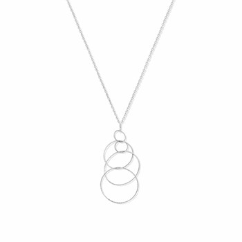 Collier Argent Rhodié Diamanté Giorgia