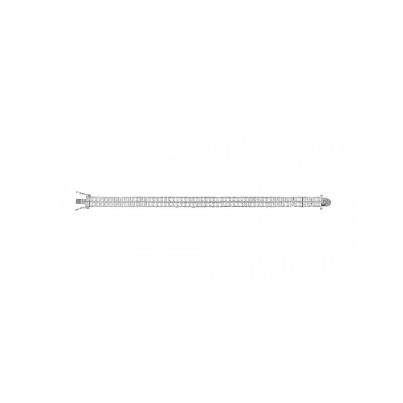 Bracelet Mathilde - Argenté et Cristal - vue 4