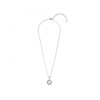 Pendentif Circlet Pearl  - Argenté et Cristal - vue V3