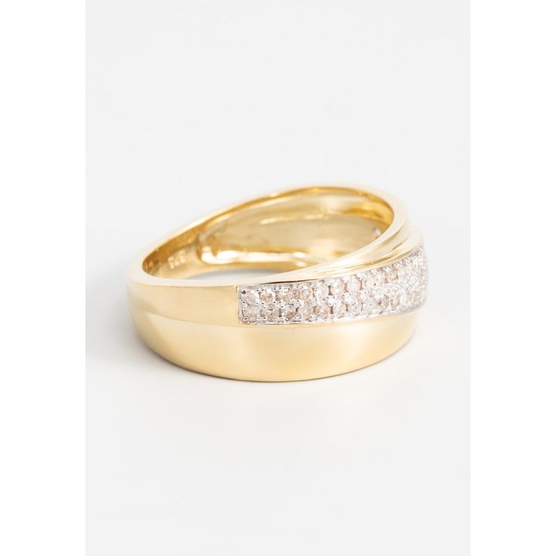 Bague 'Félicia' Or jaune et Diamant - vue 4