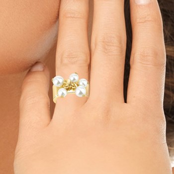 Bague SC Bohème ornée de perles