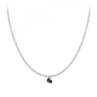 Chaine maille forçat et coeur SC Crystal