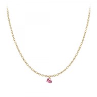 Chaine maille forçat et coeur SC Crystal